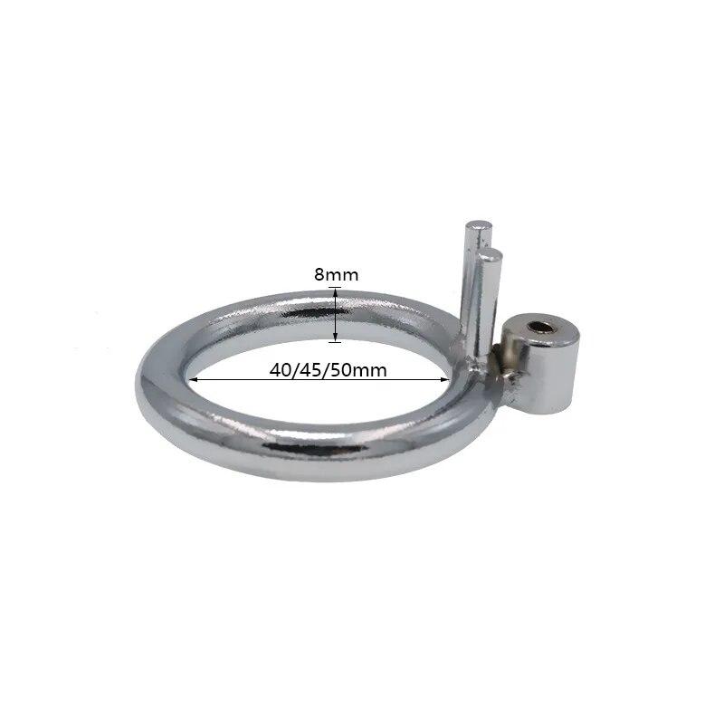 Men's Chastity Lock Metal Penis Cage with Catheter Gay Adult Sex Toys for Outdoor Wear Penis Restraints Cuckold Cock Ring