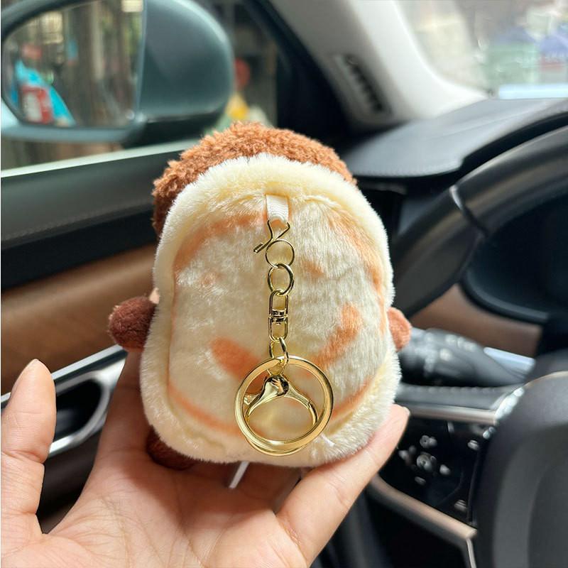 Eyecatching Keychain Plush Featuring Adorable Meat Design Ideal For Cute Charms Bag