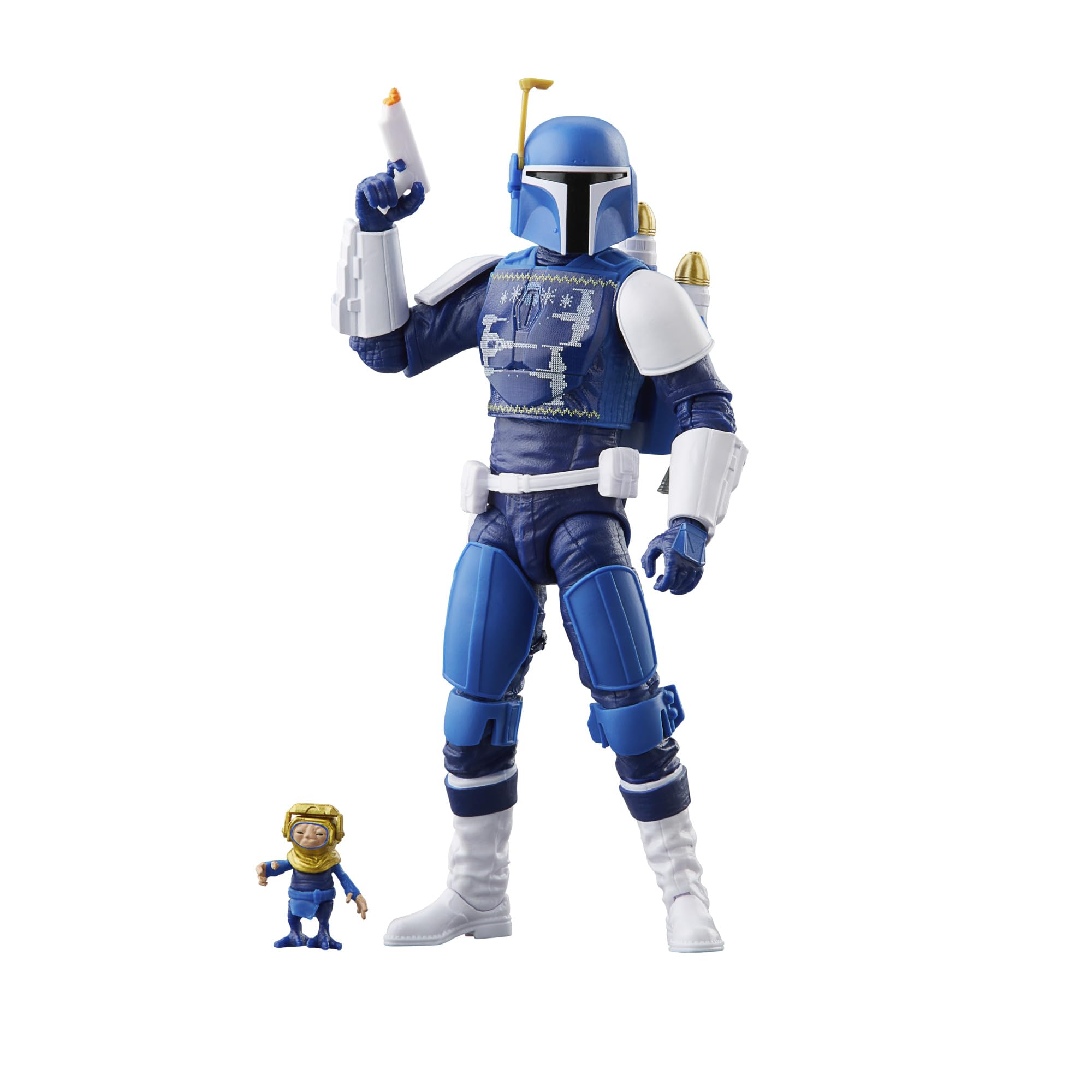 

Hasbro Star Wars Black Series Mandalorian Scout Star Wars Collectible Action Ages 4 and Authentic (Holiday Edition) 6-inch (15 cm) Figure, Up, F8314,