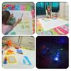 Luminous Water Drawing Mat Water Doodle Mat Colorful Graffiti With Pens Set Montessori Toys Educational Toys for Kids Gifts