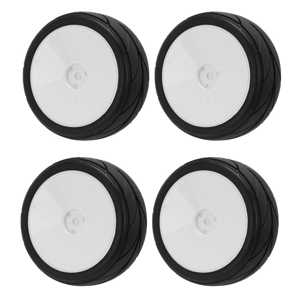 4Pcs RC Drift Wheels Eco Friendly Plastic Rubber Better Grip Flexible 110 RC Drift Car Tires for