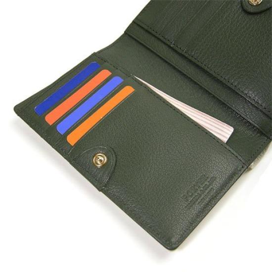 Porter PORTER DOUBLE Double Flap Bifold Wallet 129-06011 (black X Orange)