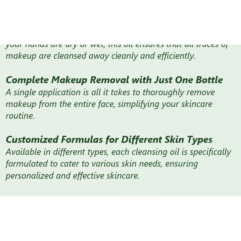 ZHUBEN - Jaspideous Cleansing Oil