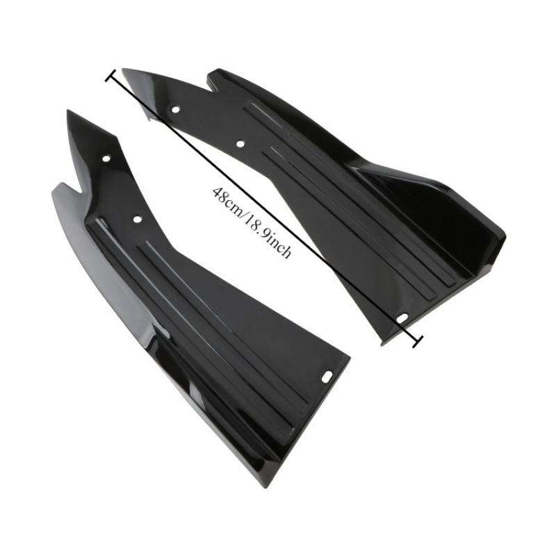 1pair General Motors Rear Bumper Corner Collision Avoidance Rear Lip Spoiler Modification Parts Spoiler Modification Bumper