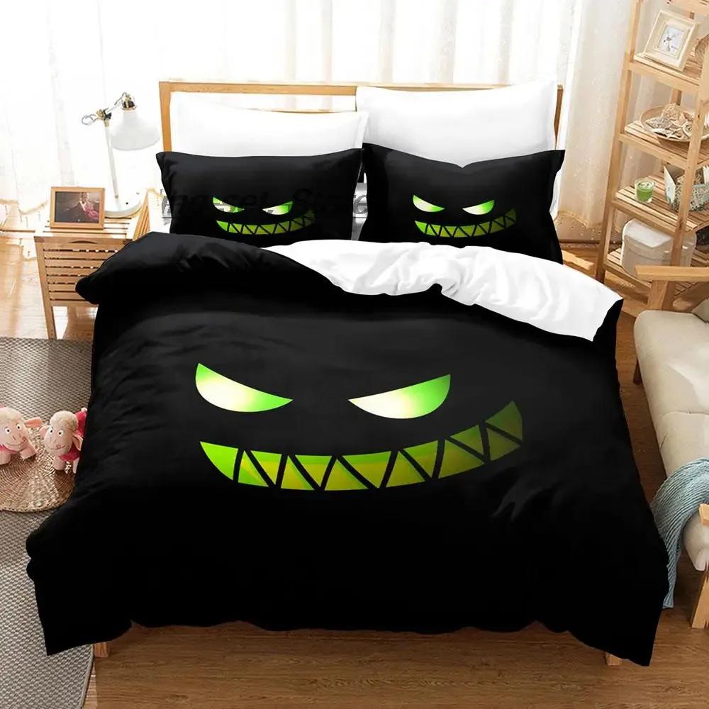 Hip Hop Style Bedroom Geometric Angry Dash Duvet Cover Set Single Double Queen King Size Bedding Set Housse De Couette Douze