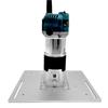 Multifunctional Aluminium Router Table Insert Plate Woodworking Electric Wood Router Flip Plate for Working Benches Router Plate