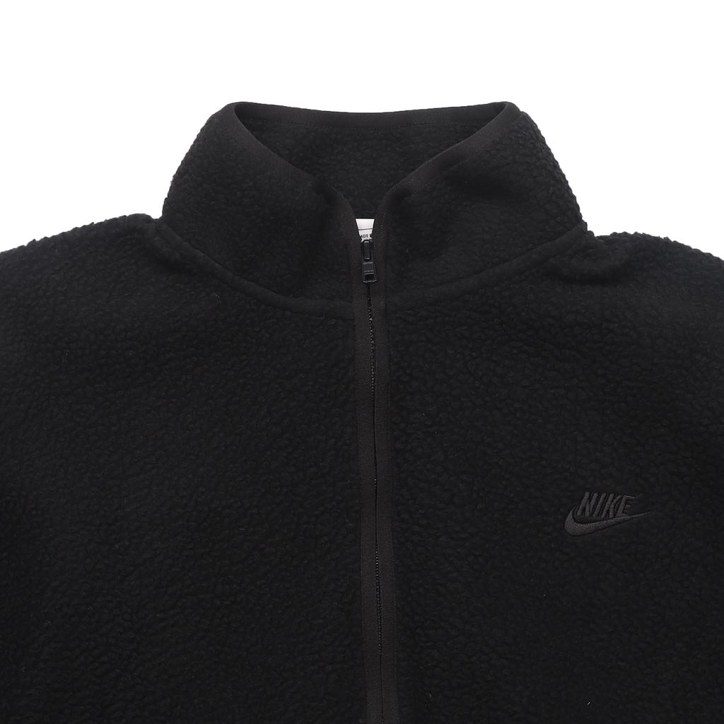 New Nike Velvet feel Coat Men's Black FB8387-010