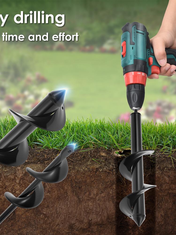 SDS Plus Ground Rod Driver Heavy Duty Steel Ground Rod Driver Wear Resistant Rotary Hammer Drill Power Tools for 5/8Inch 3/4Inch