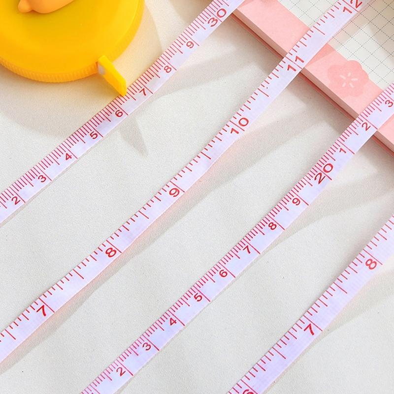 Children Retractable Cartoon Tape Measure 60-Inch 1.5Meter Mini Soft Cute Tape Measure for Tailor Sewing Craft Cloth