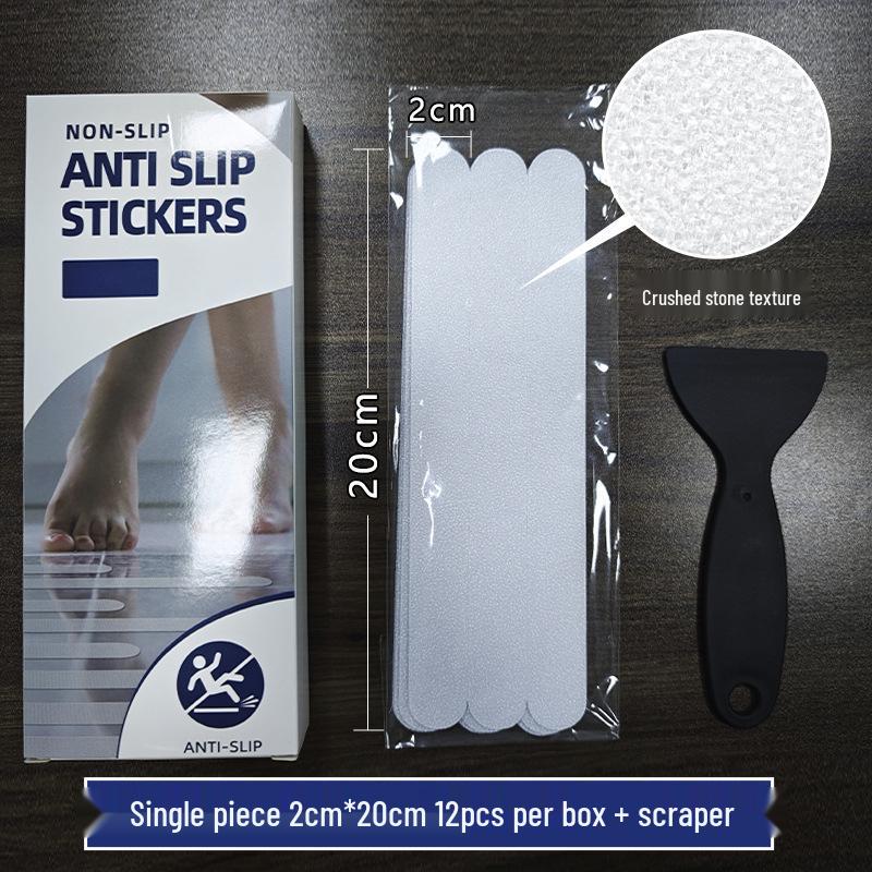 Self-Adhesive Transparent PEVA Anti-Slip Stickers for Bathroom & Stairs