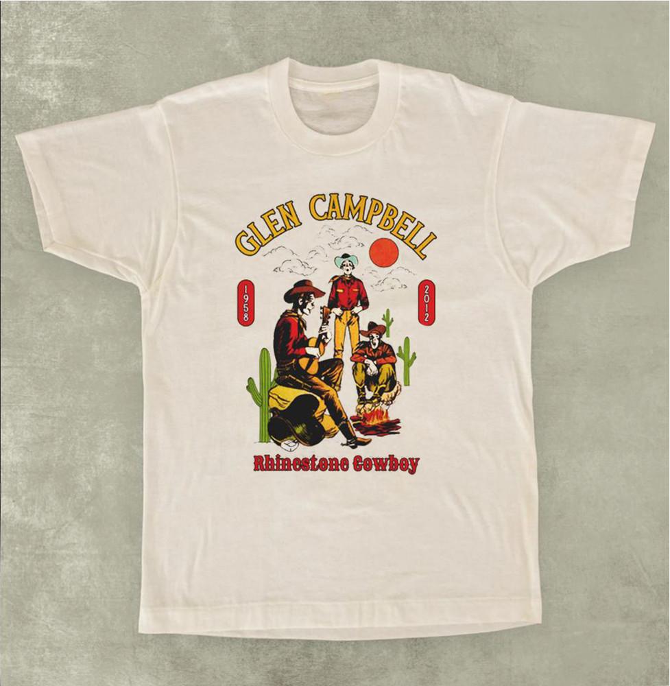 Glen Campbell Rhinestone Pillow Short Sleeve T-Shirt All Size HE346 Unisex T-Shirt S