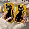 Phone Case: 2D Flat Design, Fits iPhone 12 To 18 Pro, Phone Decoration, Little Black Cat Among the Flowers, Halloween and Christmas Gift