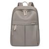 Daily Large Capacity Travel School Backpacks Ladies Pure Color Shoulder Knapsacks Nylon Zipper Shopping Rucksacks