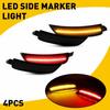 Front+Rear Smoked Lens Amber+Red Marker Side Lamp For Miata 2016- MX-5 Mazda