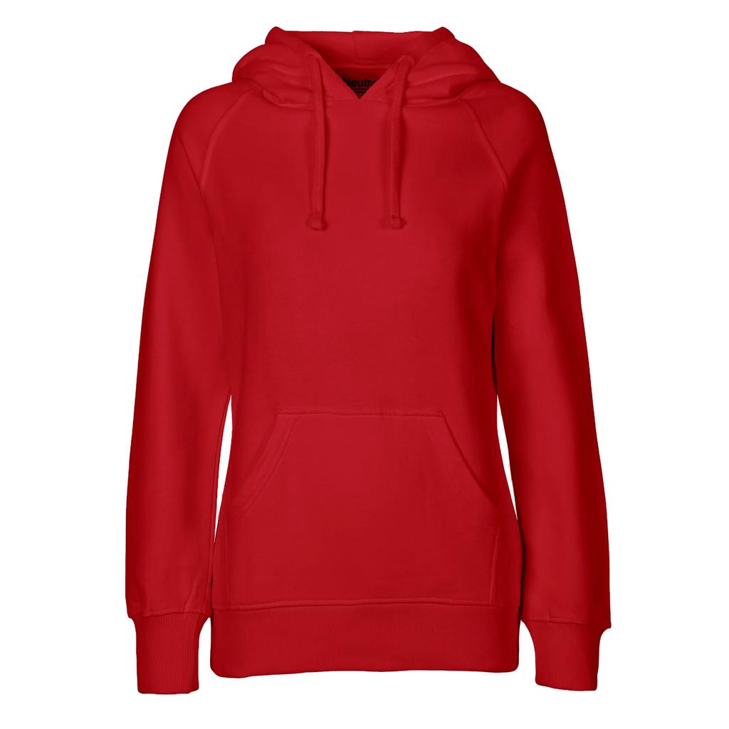 Neutraler Damen/Damen Einfarbiges Kapuzensweatshirt