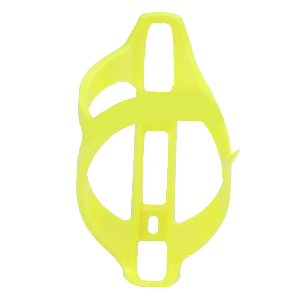 Bike Water Bottle Cage Black High Elastic TPR Resin Bicycle Kettle Holder for Mountain Bicycles Road BicyclesYellow