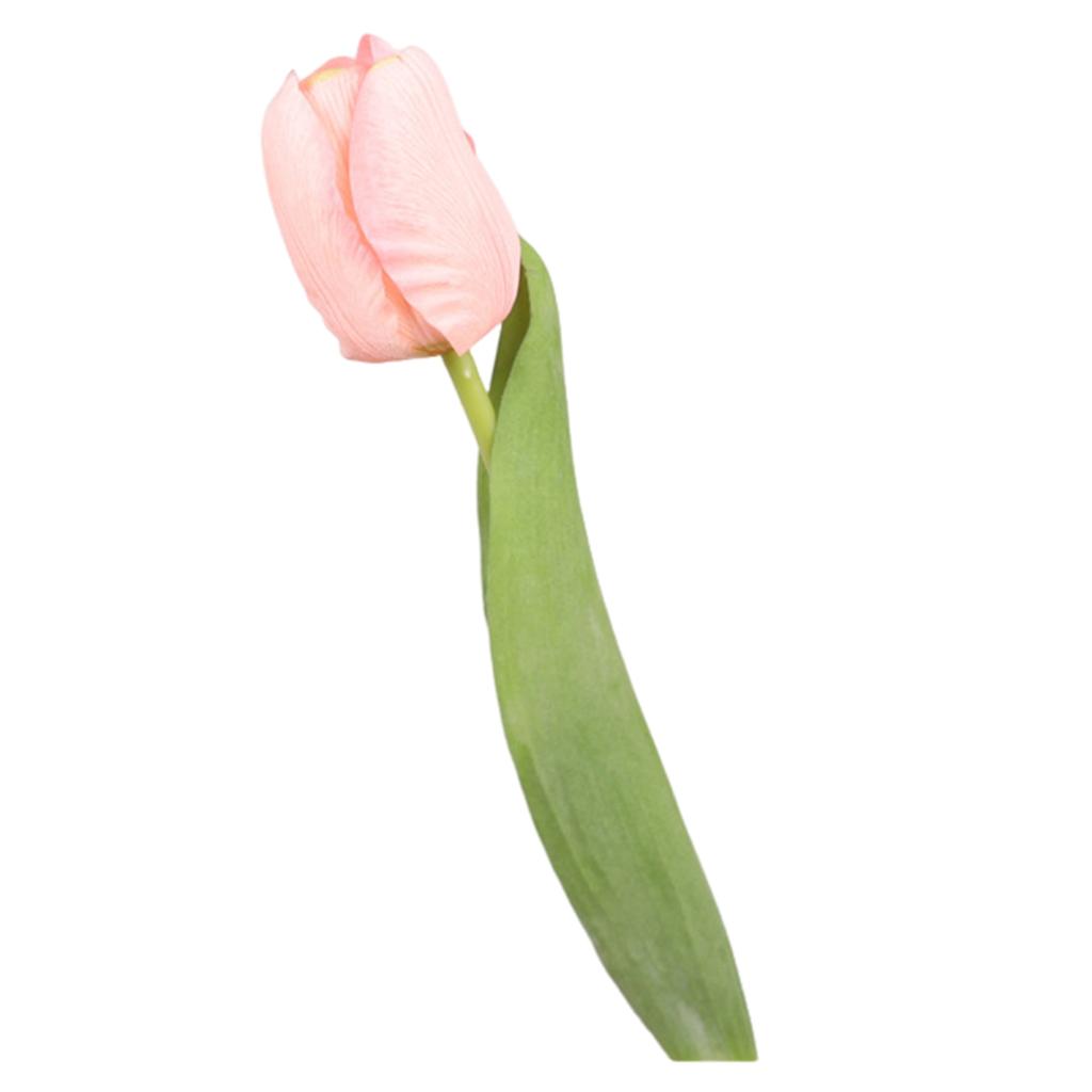 Yousheng Simulated Tulip 37cm Artificial Tulip Faux Silk Fake Tulip Flower Bulk for Vase Wedding Home Decor Spring Parties Mother's Day Gift