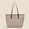 Light Luxury Bag Women's Bag New Checkerboard Fashionable Large-capacity Shoulder Handbag Messenger Tote Bag