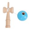 Wooden Kendama Skill Toy Hardwood Cup and Ball Game for Hand Eye Coordination Outdoor Activity Blue