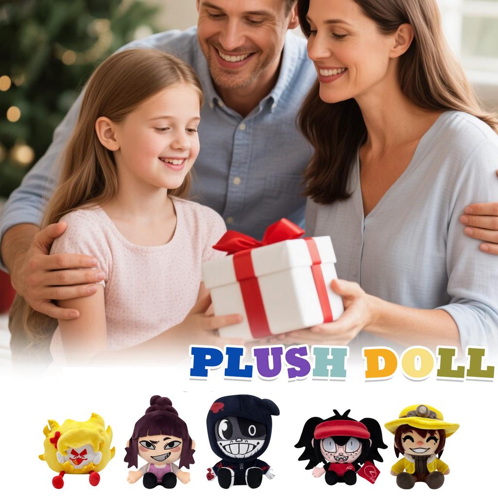 Păpușă de pluș, cadou jucărie, desene animate, păpușă de cârpă pentru copii, pernă cadou pentru copii
