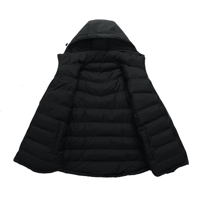 Jachetă de exterior nouă, față-verso, cu glugă detașabilă, toamnă și iarnă, casual, modă, haine din bumbac