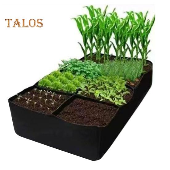 1/2Pcs Rectangle Plant Grow Bags Large Capacity No Assembly Required Outdoor Gardening Planting Container Herbs Flowers Planter Pots