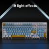 Merdia Mechanical Keyboard, Type-C Wired, 2.4G, 100 Keys, Independent Key Switches, LED Backlight, English Layout, ABS Material, for Mac & Windows,