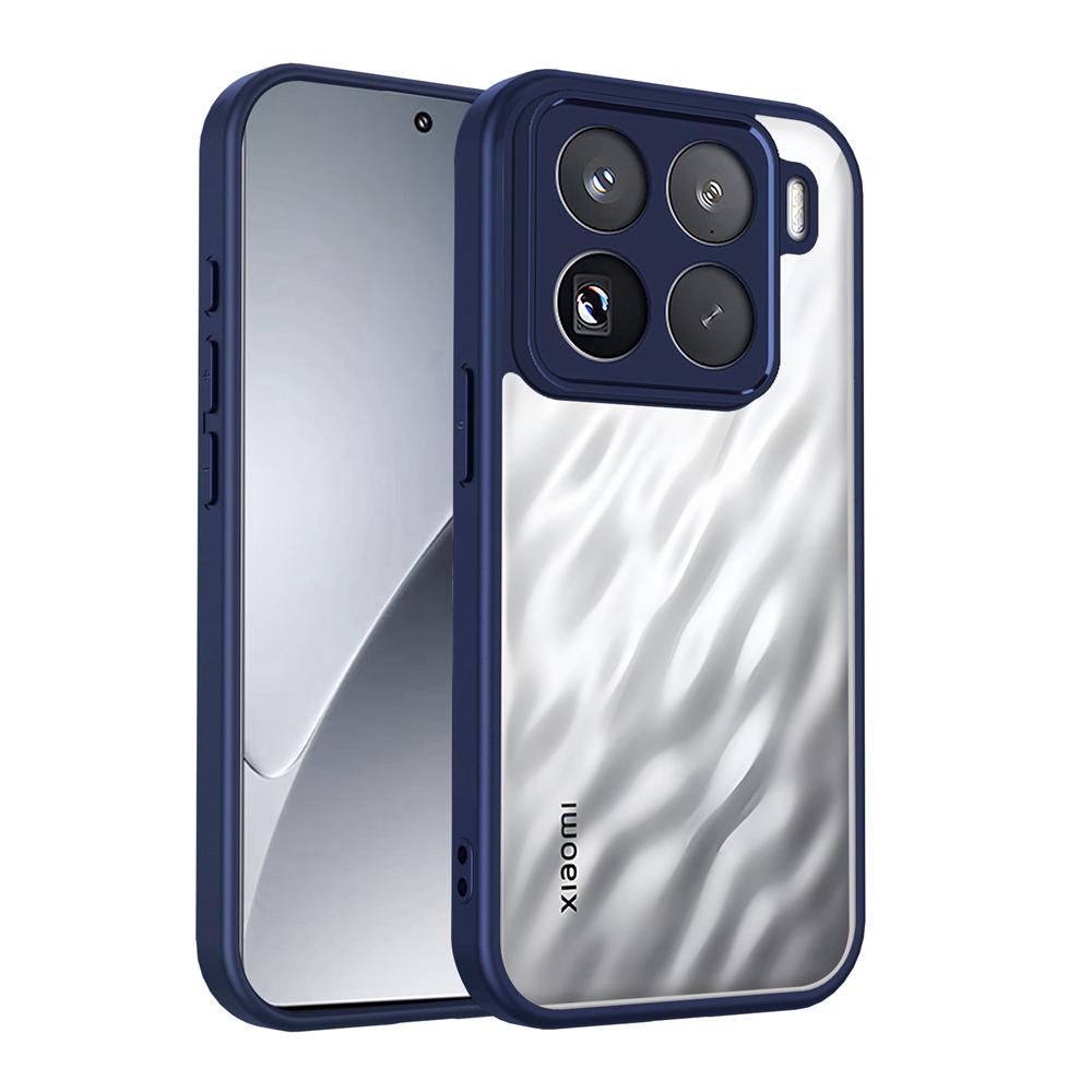 KEYSION Transparent Phone Case for Xiaomi 15T 15T Pro 5G Soft Silicone+PC Clear Shockproof Phone Back Cover for Xiaomi 15T Pro