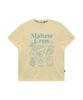 WAIKEI Maltese Crew Line Graphic Short Sleeve T-Shirt Lemon
