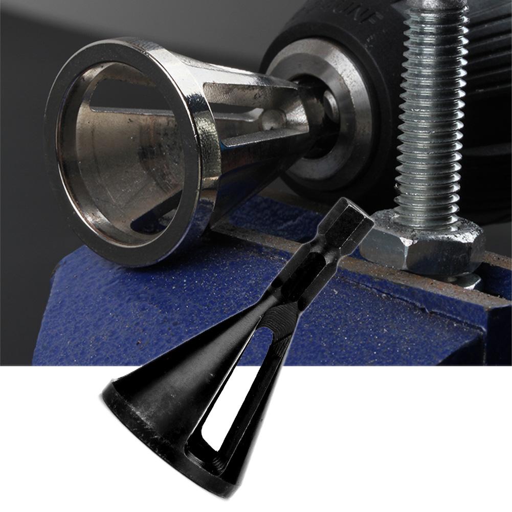 Black Stainless Steel Deburring External Chamfer Tool Bit Remove Burr Repair Tool