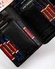 Women's leather wallet with snap and zipper - Peterson