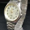 Used Working condition: ALBA men's wristwatch, solar-powered, date display, 10 bar water resistant