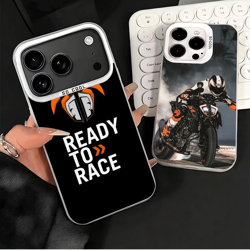 Ready To Race Shockproof Phone Case for iPhone 17 Air 16 16E 15 Pro Max 14 Plus 13 Mini 12 Back Cover Anti Fall Fundas