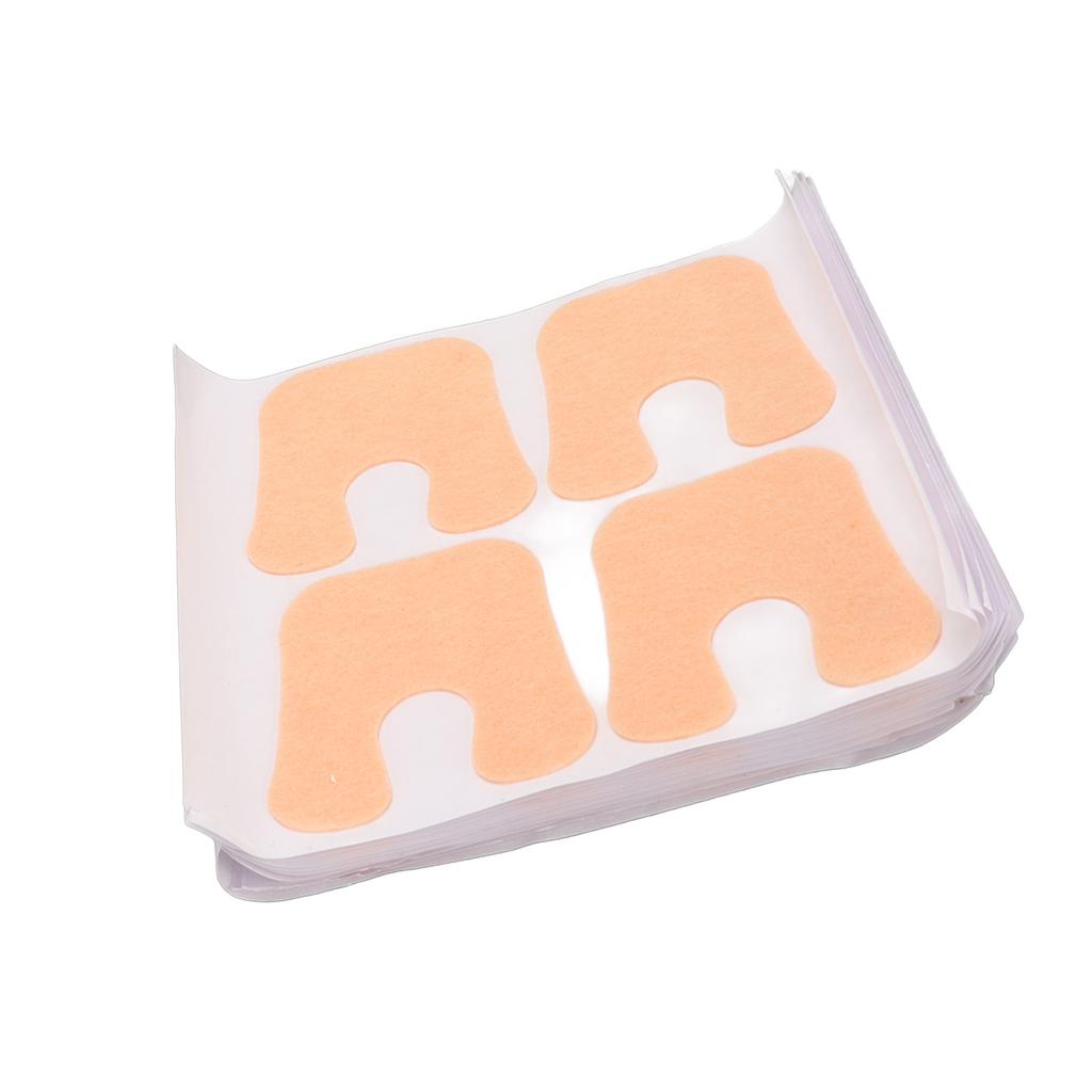 12 Sheets Felt Forefoot Cushion Self Adhesive U Shape Prevent Callus Reduce Pain Felt Insert Pads