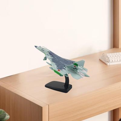 1:72 Diecast Jagdflugzeug Modell Miniatur Spielzeug Hochdetaillierte Sammlung mit Basis Düsenjet für
