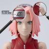 Anime Helden Naruto Shippuden Sakura Haruno Actionfigur - 16,5 cm Bewegliche Spielzeugfigur mit austauschbaren Händen und Zubehör