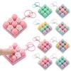 DIY Keyboard Fidget Keychain Cat's Paw Shape Clicker Toy Finger Keyboard Cap  Keyboard Enthusiasts