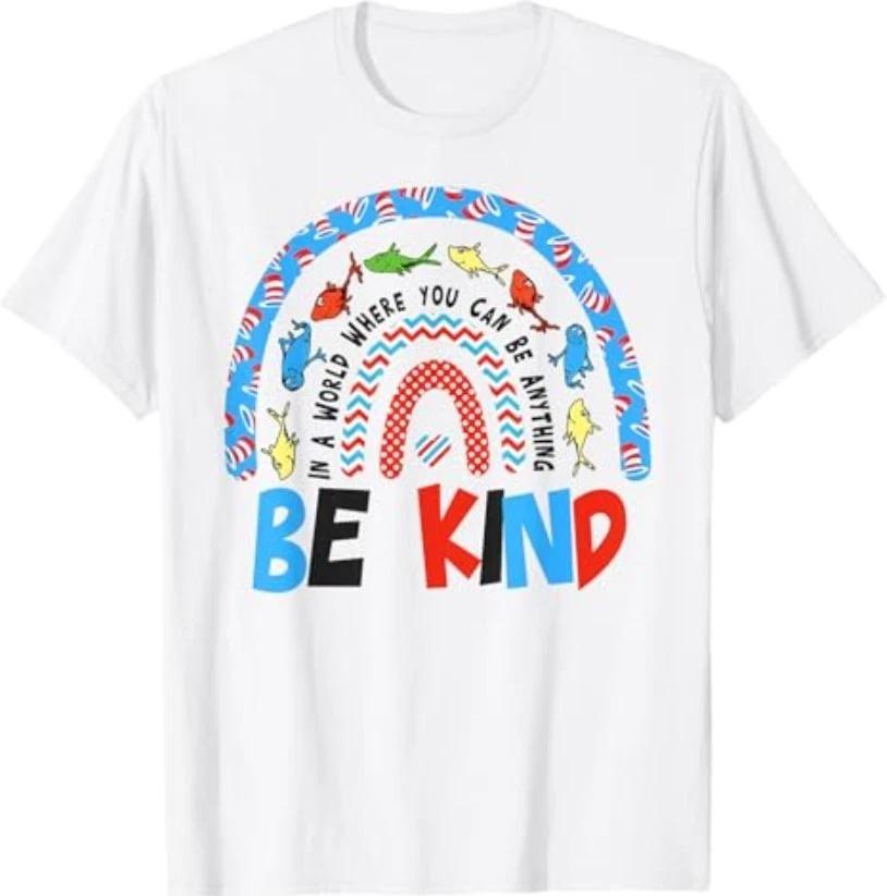 Autism Awareness Be Kind Why Fit in Doctor Teacher Cat Hat T-Shirt S