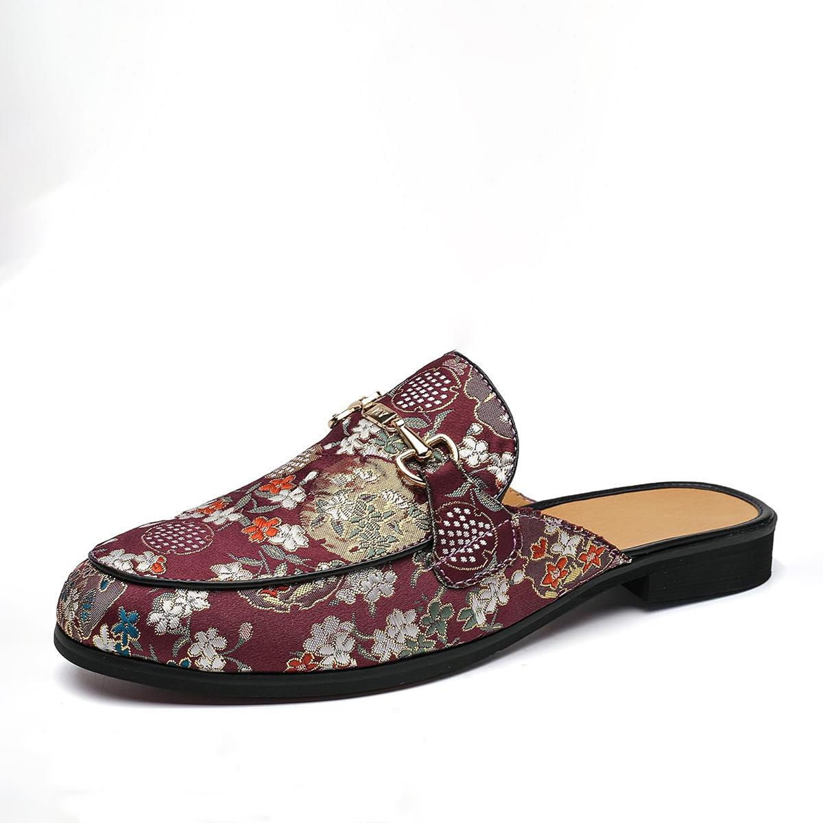 

Чоловічі напівтапочки повсякденні модні універсальні однопедальні повсякденні туфлі muller лофери 49