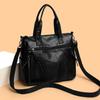 New Women's Bag Retro Large-capacity Tote Bag Medium Mother Bag Shoulder Messenger Bag Backpack
