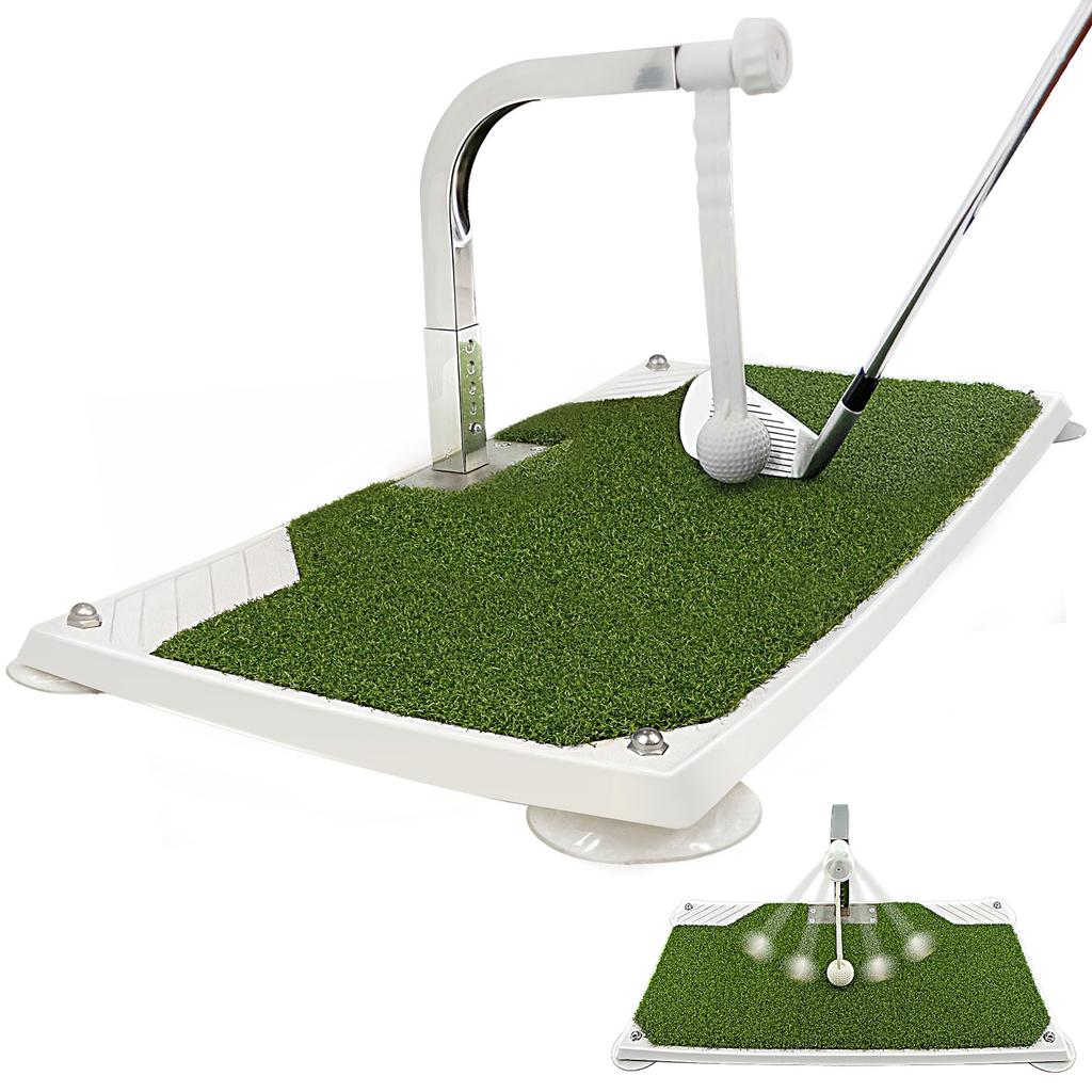 Golf practice swing practice golf swing golf 5 height home golf club practice portable golf swing practice mat equipment, mat, trainer, practice,