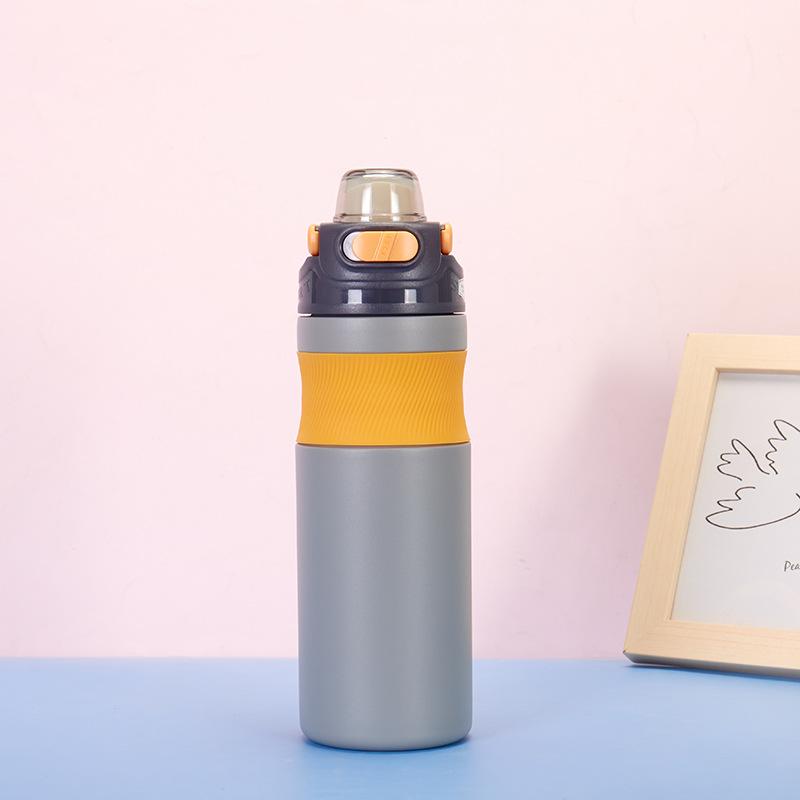 Portable 316 Stainless Steel Thermos Outdoor Portable Bouncing Direct Drinking Sports Kettle Mountaineering Travel Pot