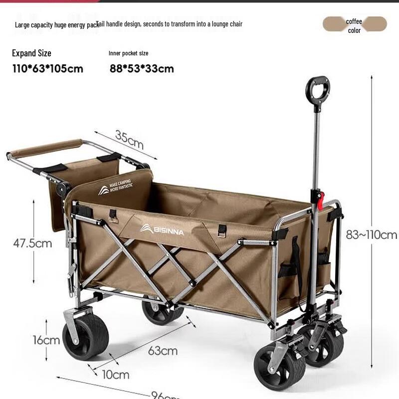 Beishanlang Outdoor Folding Utility Cart