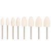 8PCS Conical Shape Conical Head Wool Material Grinding Head Practical Polishing Tool  Polishing Work