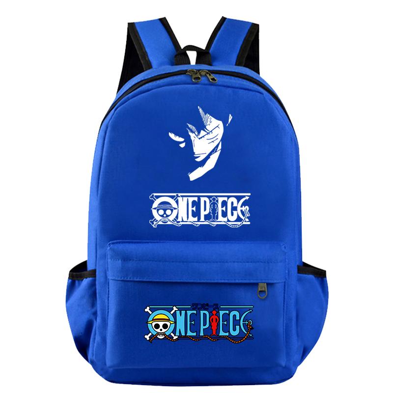 Anime One Piece Bag Large Capacity Sweet Soft Backpack for Boy Girl Children Teenager Back To School Bag Leisure Travel Bag College Canvas Bagpack