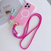 Two-In-One Multi-Functional Mobile Phone Universal Lanyard, Adjustable Crossbody Long Rope, Pearl Pendant, Finger Anti-Loss Rope