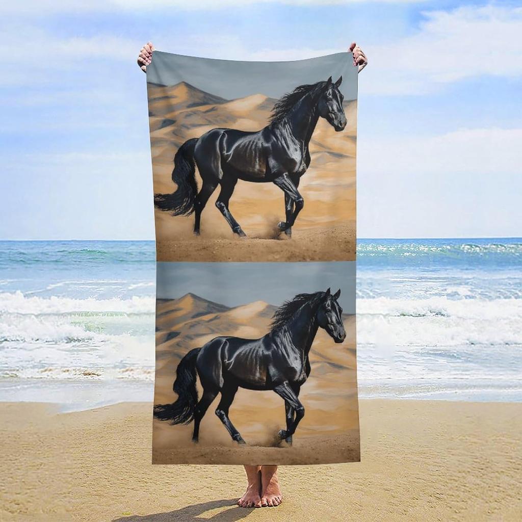 Music Notes Beach Towel Oversized Beach Towels Lightweight Sand Free Towel Quick Dry Absorbent Bath Towels Vacation Essentials