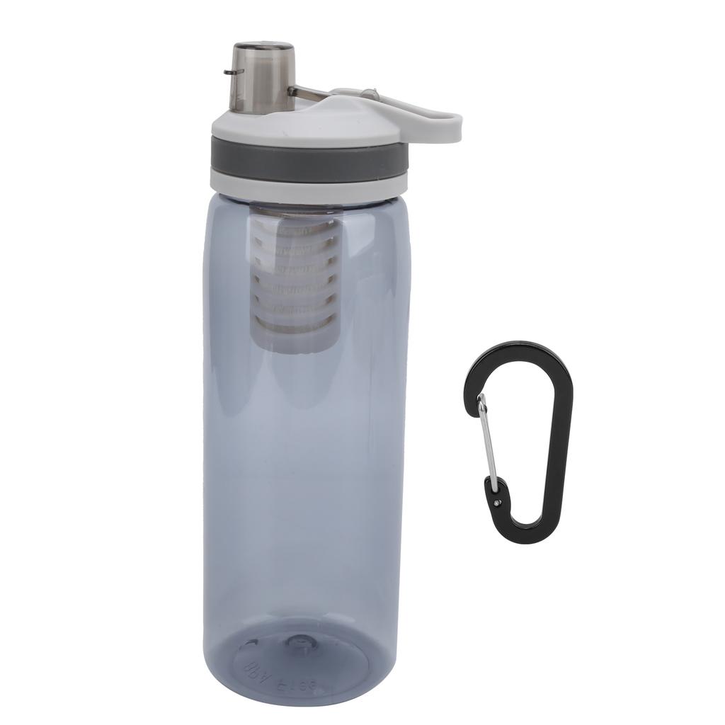 770ml Portable Filtered Water Bottle Outdoor Water Purifier for Camping Hiking Emergency