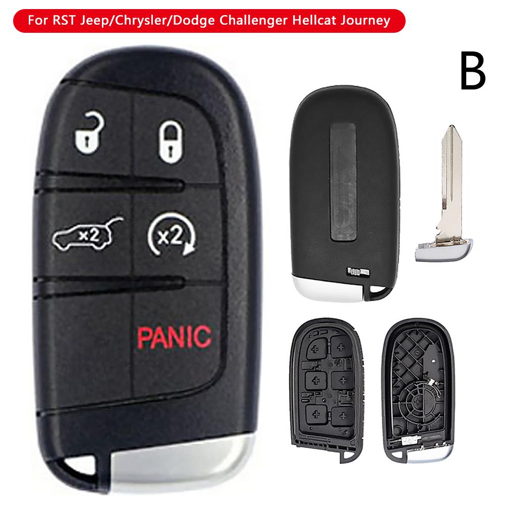 NEW 5Buttons Smart Remote Key Shell Fob For Scat Pack/392/DAYTONA/HEMI/Challenger/VIPER/Hellcat SRT/Redeye FCC Accessories Z4F2