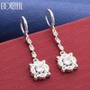 925 Sterling Silver AAA Zircon Art Pendant Earrings - Exquisite Gift Jewelry